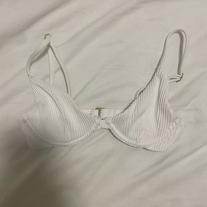 Hollister white bikini top